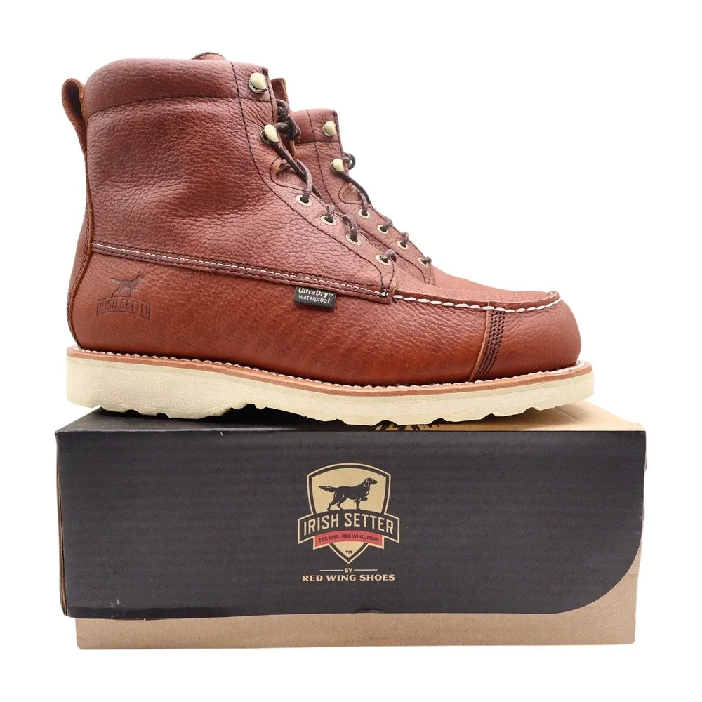 Irish Setter Boots Mens 12 D Wingshooter Leather Waterproof A0838 NIB